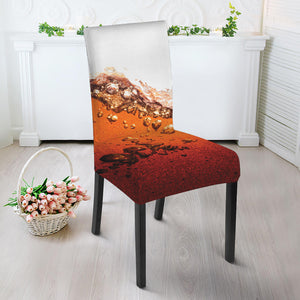 Cola Print Dining Chair Slipcover