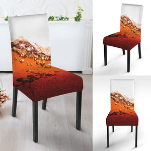 Cola Print Dining Chair Slipcover