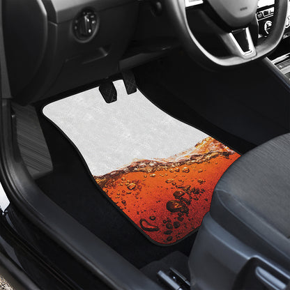 Cola Print Front and Back Car Floor Mats