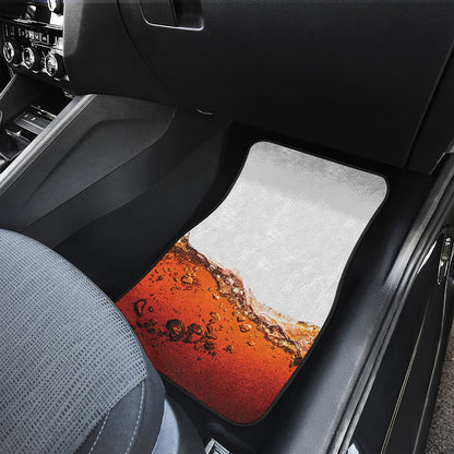 Cola Print Front and Back Car Floor Mats