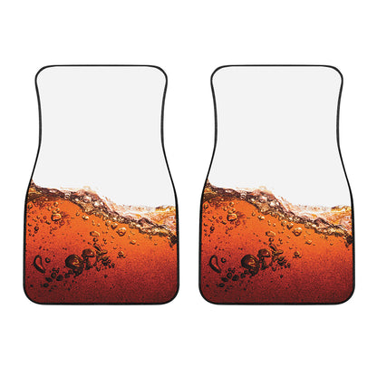 Cola Print Front Car Floor Mats