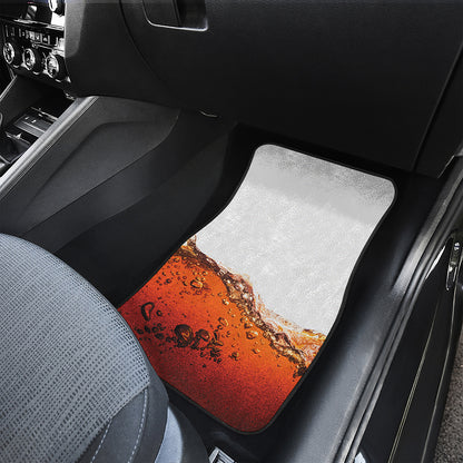 Cola Print Front Car Floor Mats