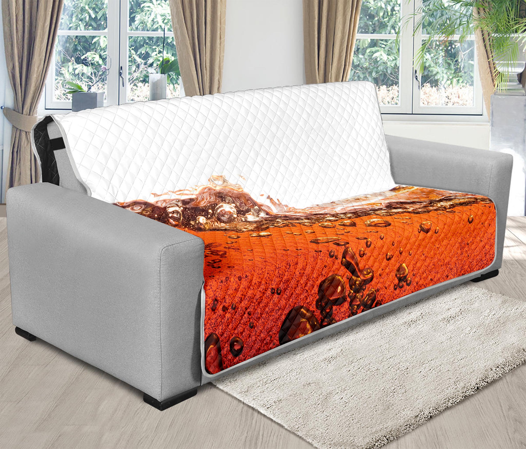 Cola Print Futon Protector