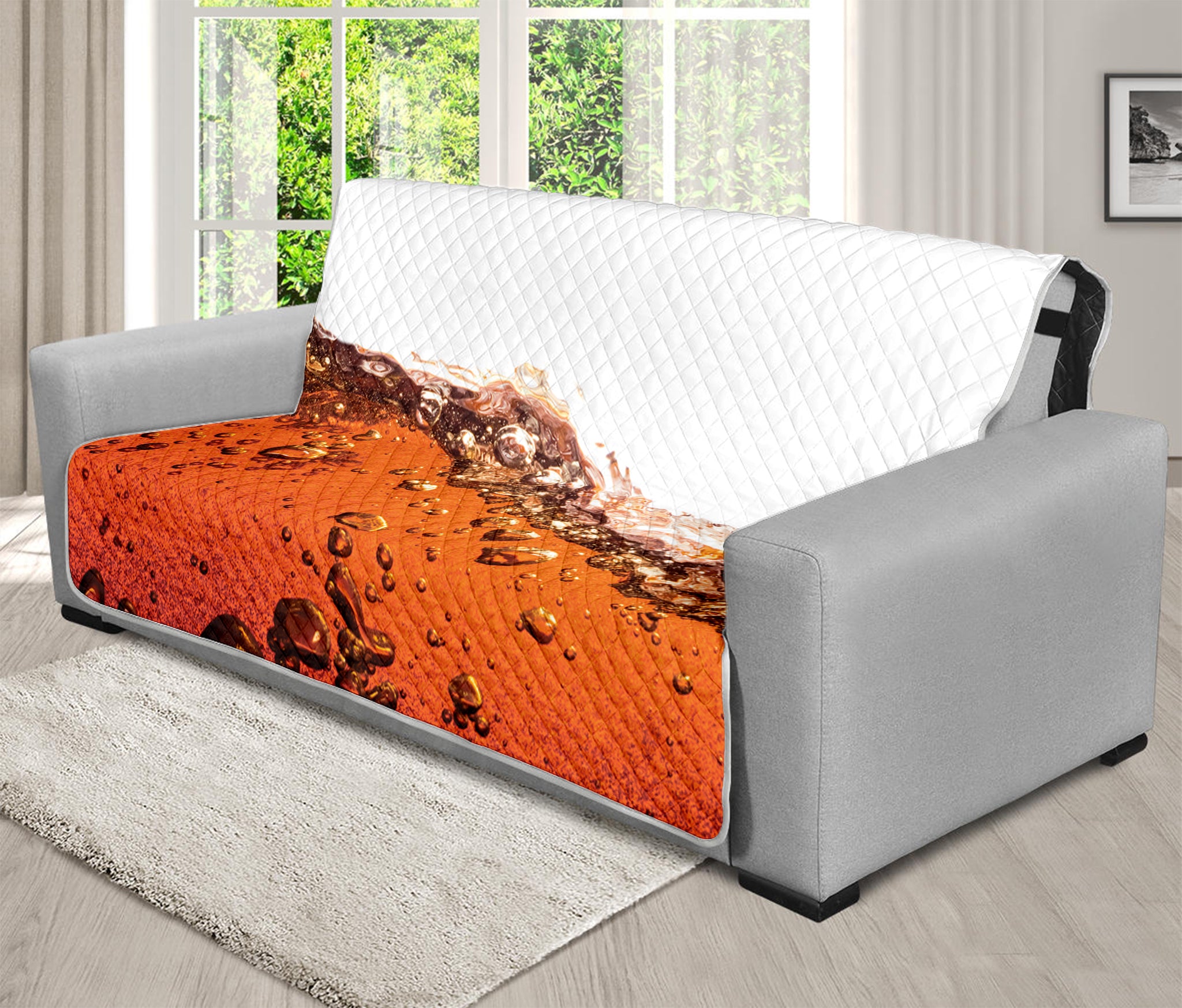 Cola Print Futon Protector