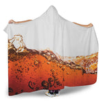 Cola Print Hooded Blanket