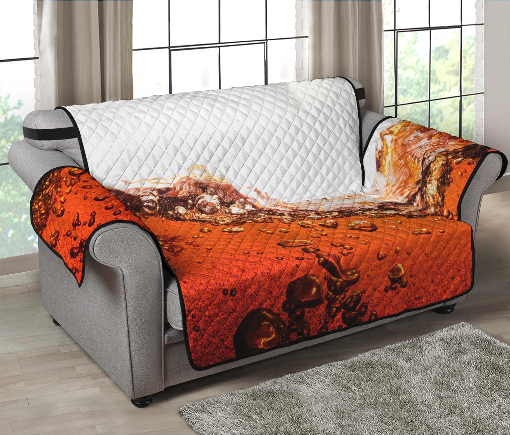 Cola Print Loveseat Protector