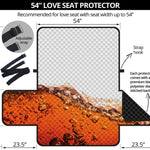 Cola Print Loveseat Protector