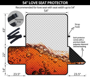 Cola Print Loveseat Protector