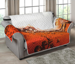 Cola Print Loveseat Protector