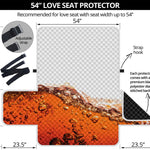 Cola Print Loveseat Protector