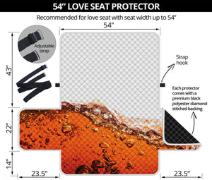 Cola Print Loveseat Protector