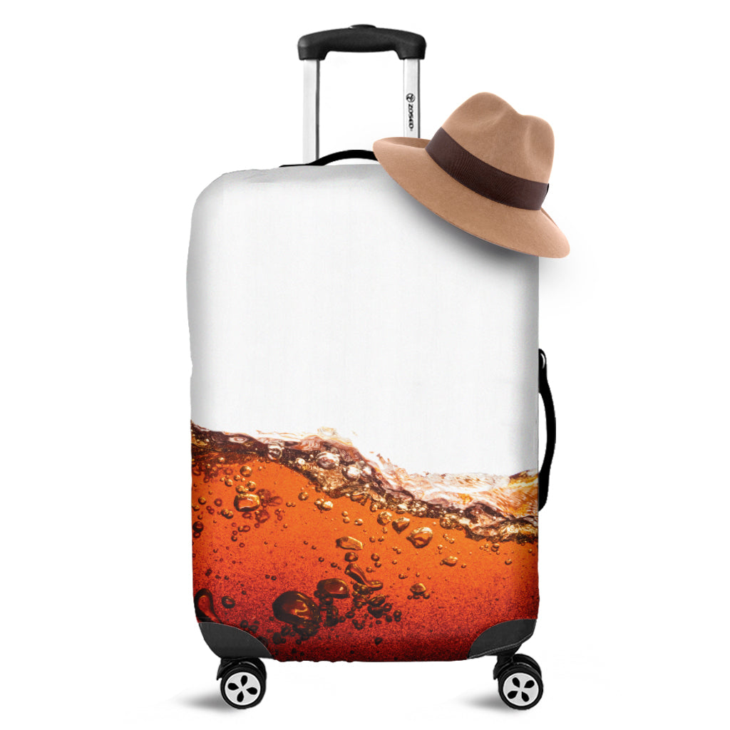 Cola Print Luggage Cover