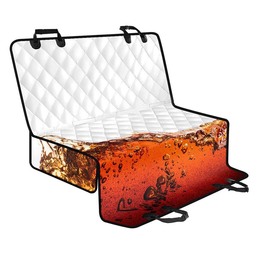 Cola Print Pet Car Back Seat Cover