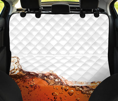 Cola Print Pet Car Back Seat Cover