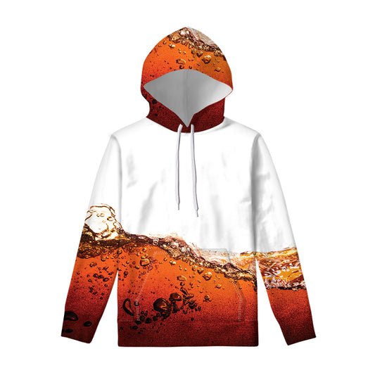 Cola Print Pullover Hoodie
