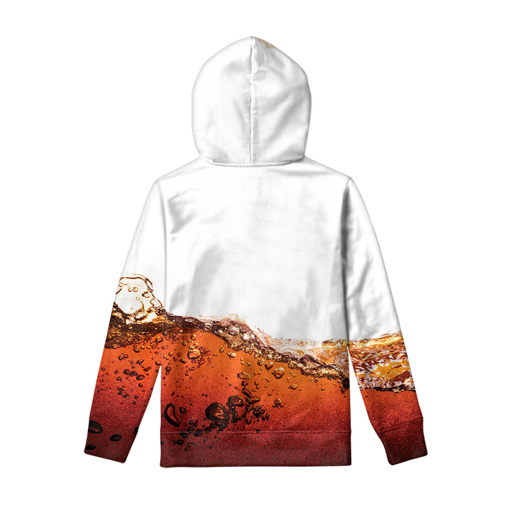 Cola Print Pullover Hoodie