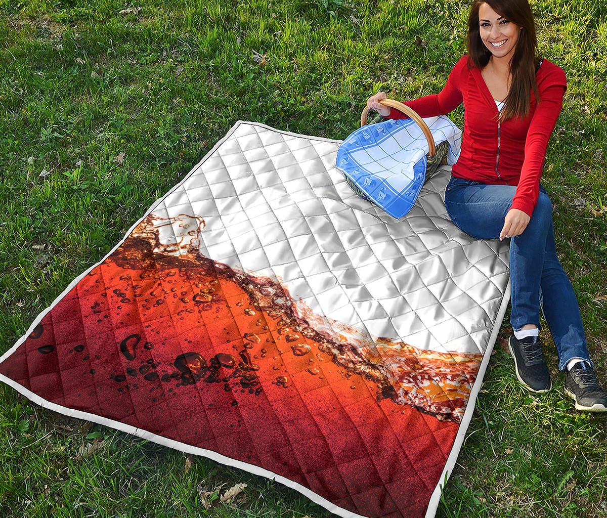 Cola Print Quilt