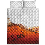 Cola Print Quilt Bed Set