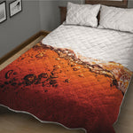 Cola Print Quilt Bed Set