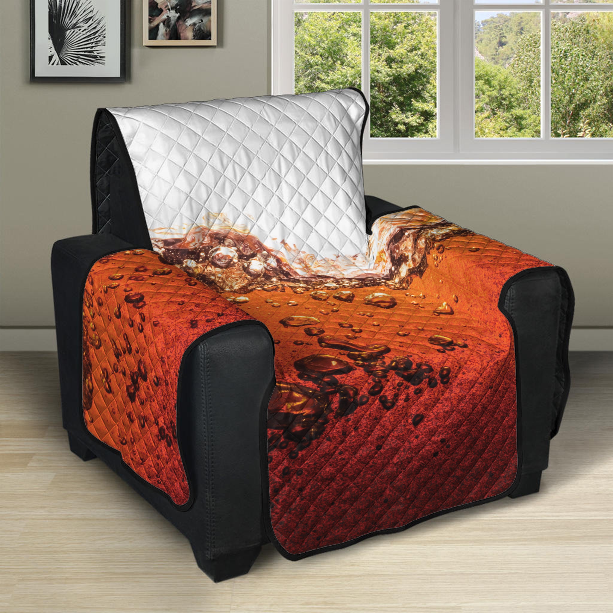 Cola Print Recliner Protector