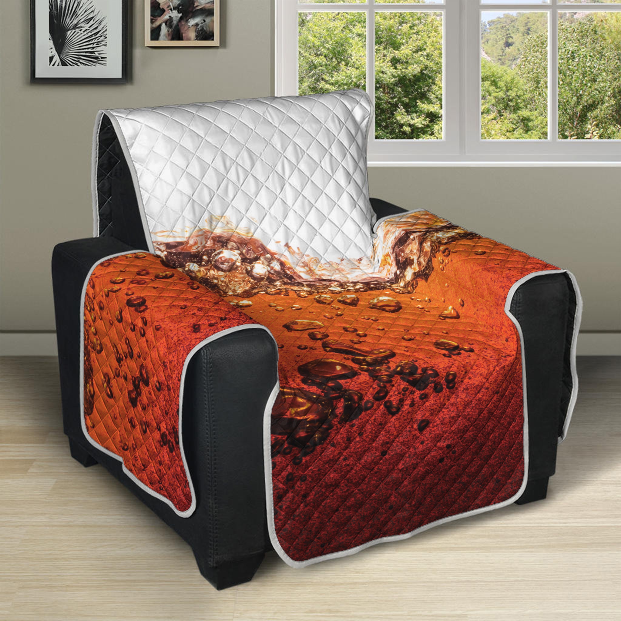 Cola Print Recliner Protector