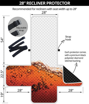 Cola Print Recliner Protector