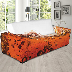 Cola Print Sofa Slipcover