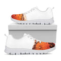 Cola Print White Running Shoes