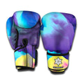 Colorful Cloud Print Boxing Gloves