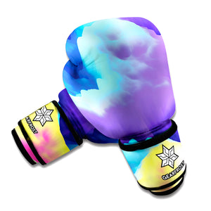 Coloful Cloud Print Boxing Gloves