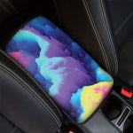 Coloful Cloud Print Car Center Console Cover