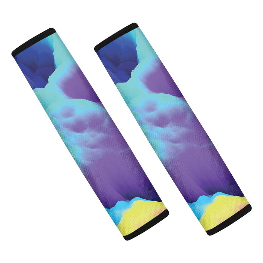 Coloful Cloud Print Car Seat Belt Covers