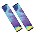 Colorful Cloud Print Car Seat Belt Covers
