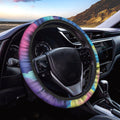 Colorful Cloud Print Car Steering Wheel Cover