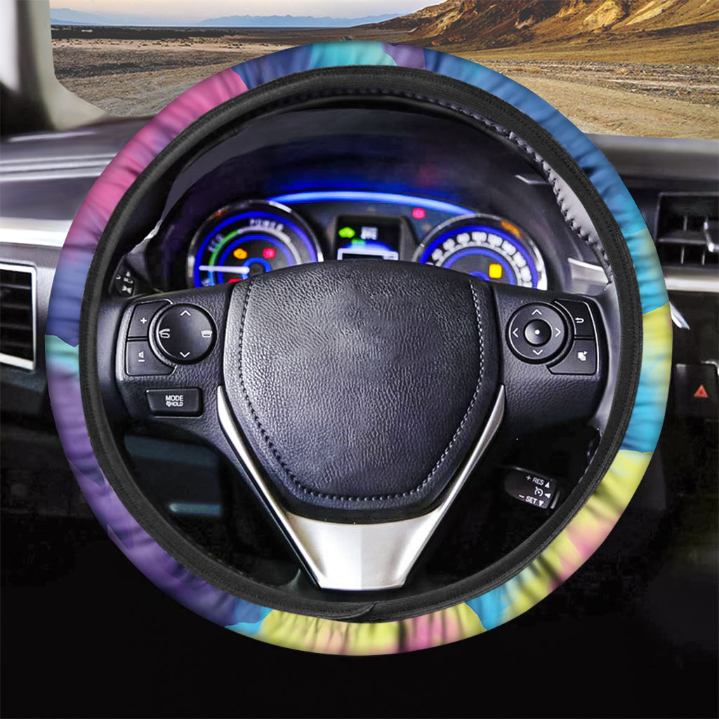 Coloful Cloud Print Car Steering Wheel Cover