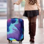 Coloful Cloud Print Luggage Cover