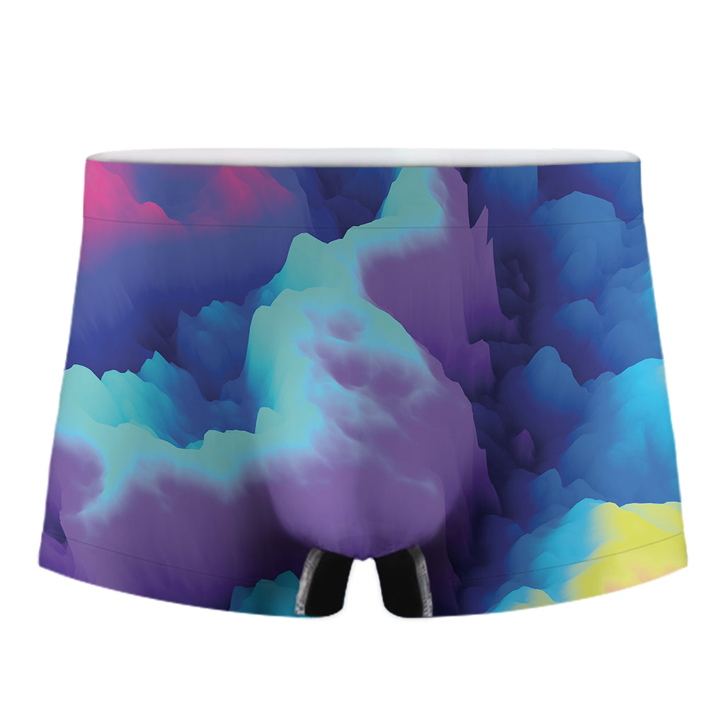 Coloful Cloud Print Men's Boxer Briefs