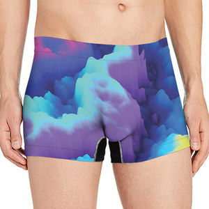 Coloful Cloud Print Men's Boxer Briefs