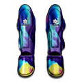 Colorful Cloud Print Muay Thai Shin Guards