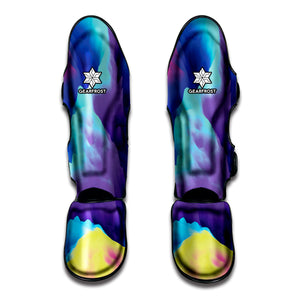 Coloful Cloud Print Muay Thai Shin Guard