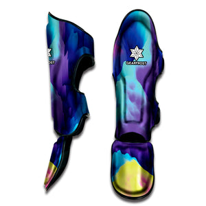 Coloful Cloud Print Muay Thai Shin Guard