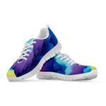 Coloful Cloud Print White Sneakers