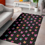 Coloful French Bulldog Print Area Rug