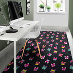 Coloful French Bulldog Print Area Rug