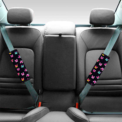 Coloful French Bulldog Print Car Seat Belt Covers