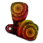 Coloful Mandala Print Boxing Gloves