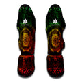 Colorful Gradient Mandala Print Muay Thai Shin Guards