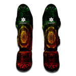 Coloful Mandala Print Muay Thai Shin Guard