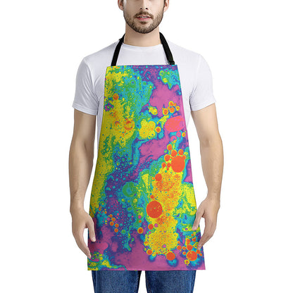Colorful Acid Melt Print Apron