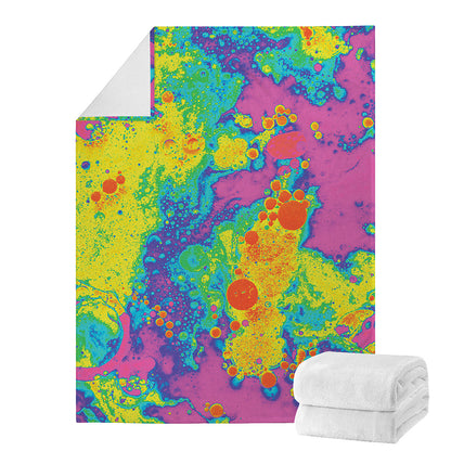 Colorful Acid Melt Print Blanket